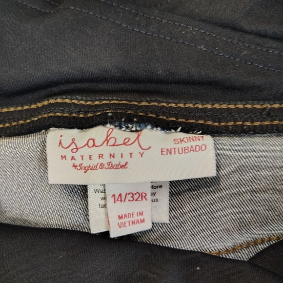 Isabel Maternity by Ingrid & Isabel Dark Blue Skinny Jeans - Picture 2 of 5